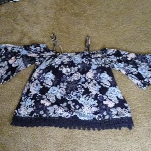 Flower print shirt